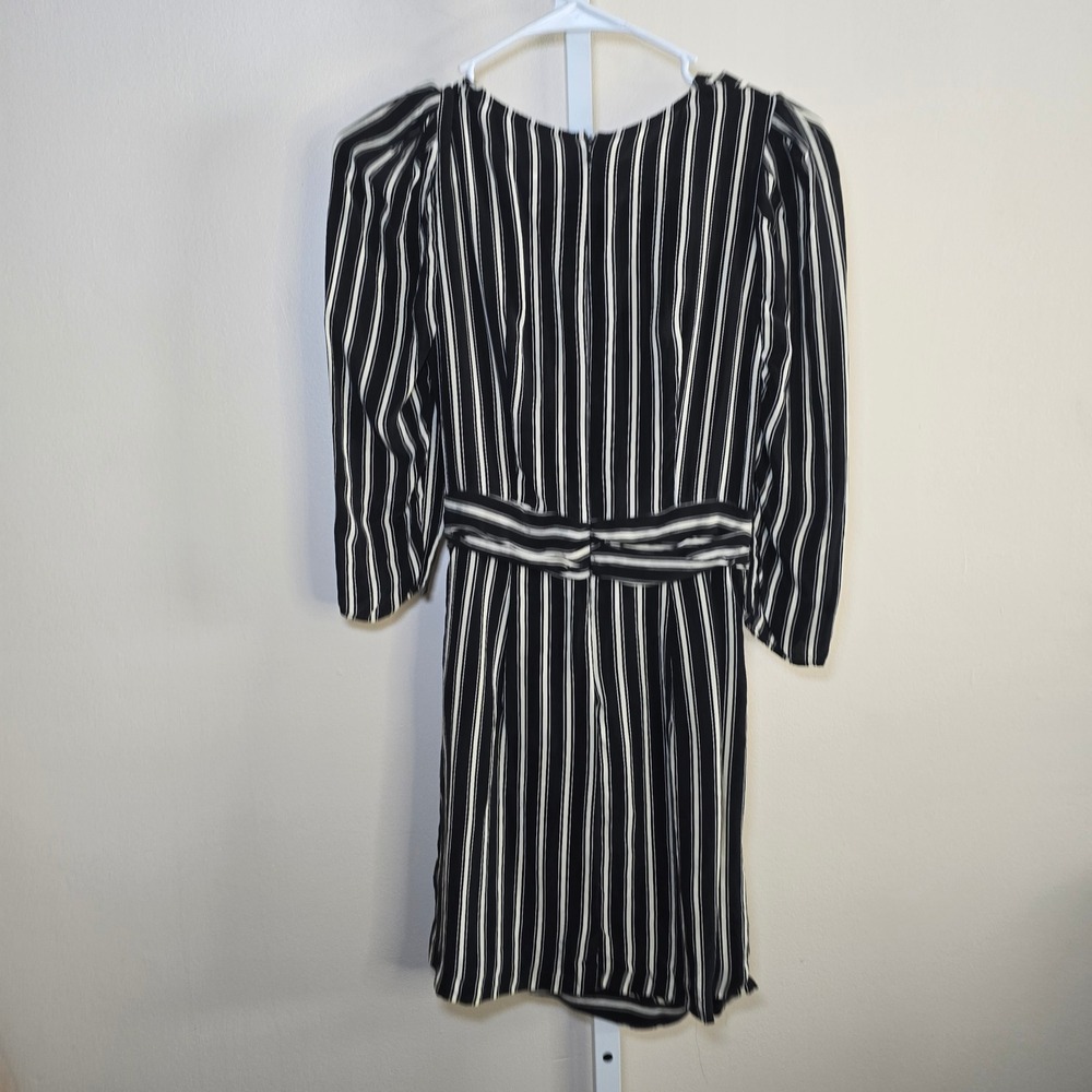ZARA BASIC COLLECTION‎ Striped Asymmetrical Midi … - image 3